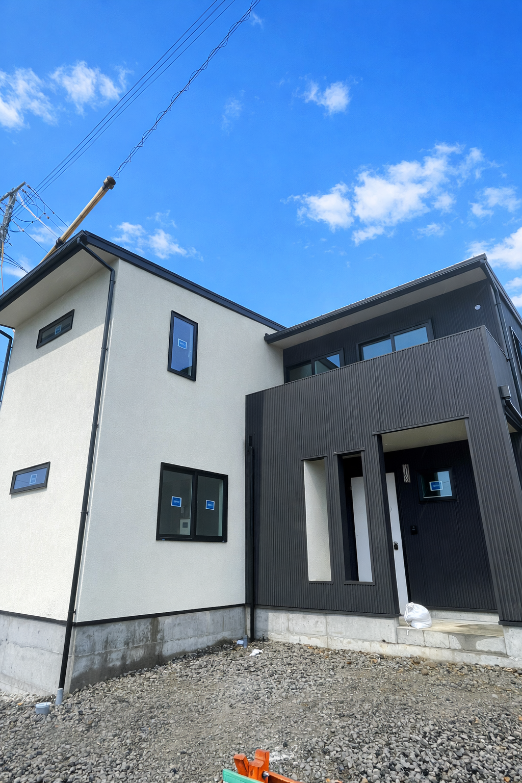 池田建売外部完成